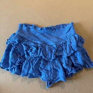 Mustard Seed Azure Ruffled Garment